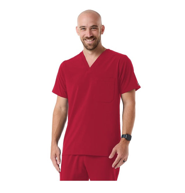 Men's UltraStretch Multi-Pocket Scrub Top