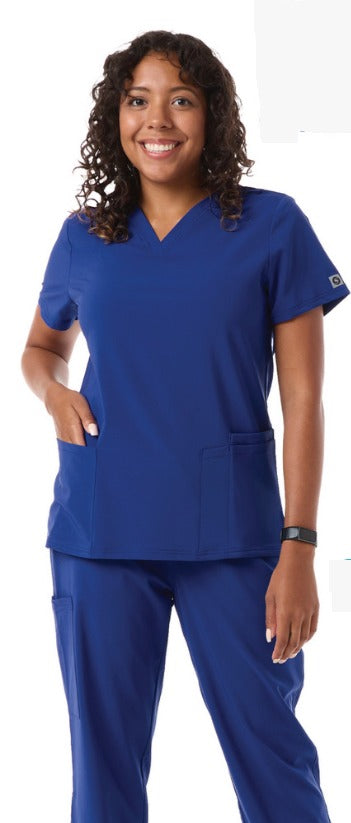 Women's UltraStretch Multi-Pocket Scrub Top