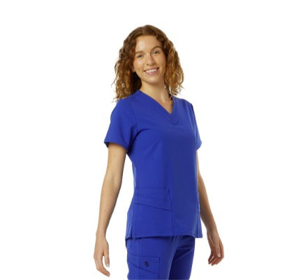 Womens WYND Multi-Pocket Scrub Top